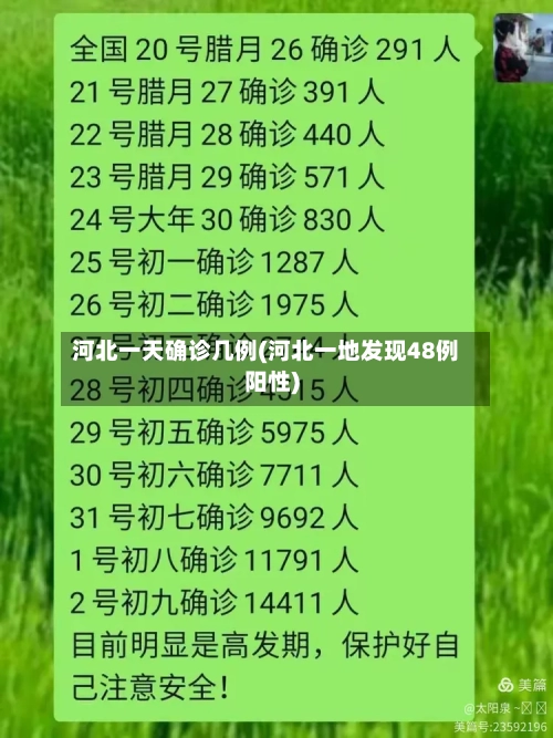 河北一天确诊几例(河北一地发现48例阳性)-第3张图片