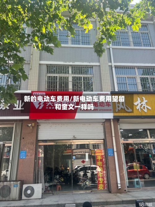 新的电动车费用/新电动车费用望留和奎文一样吗