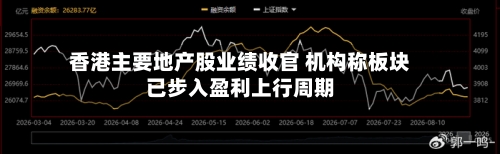 香港主要地产股业绩收官 机构称板块已步入盈利上行周期-第2张图片