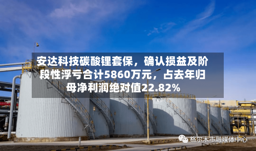 安达科技碳酸锂套保，确认损益及阶段性浮亏合计5860万元，占去年归母净利润绝对值22.82%-第3张图片
