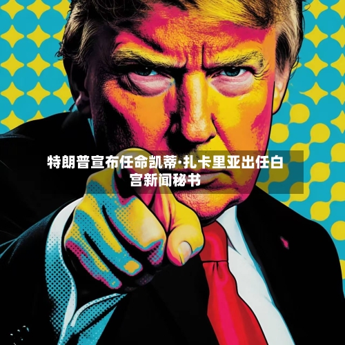 特朗普宣布任命凯蒂·扎卡里亚出任白宫新闻秘书