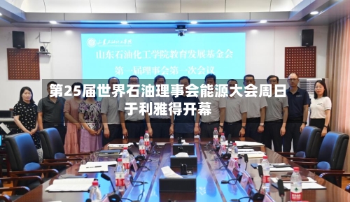 第25届世界石油理事会能源大会周日于利雅得开幕