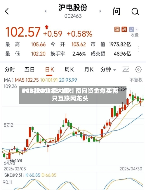 PCB股00138〖玖〗、603228业绩大增！南向资金爆买两只互联网龙头-第3张图片