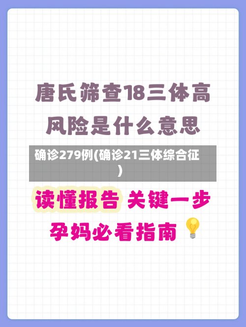 确诊279例(确诊21三体综合征)