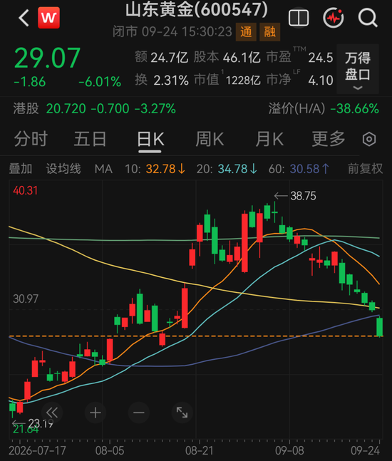 降幅最高超26%，千亿黄金巨头突曝利空